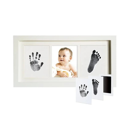 2 Set Baby Handprint Footprints Ink Pads Safe Non-toxic No-Touch Skin Inkless Inkpad Kits Pet Cat Dog Paw Prints Souvenirs Gifts